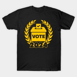 Presidential Election 2024 Awareness Political Voter Slogan T-Shirt